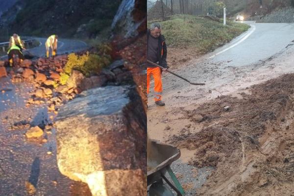 Moti i keq/ Dëmtohet ura që lidh dy fshatra në Kukës, probleme edhe në Dibër