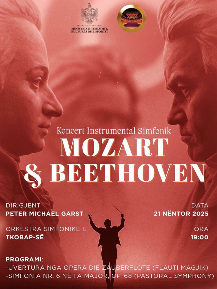 “Mozart dhe Beethoven”, një mbrëmje ku bashkohen dy gjeni që ndryshuan përgjithmonë historinë e muzikës