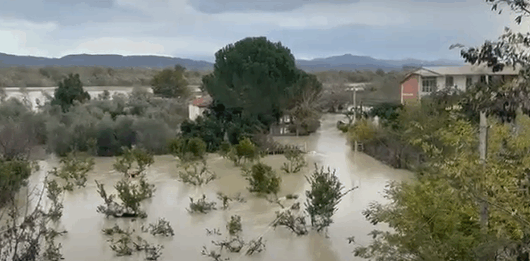 Niveli i ujit në Vjosë mbetet i lartë, rrezik përmbytje