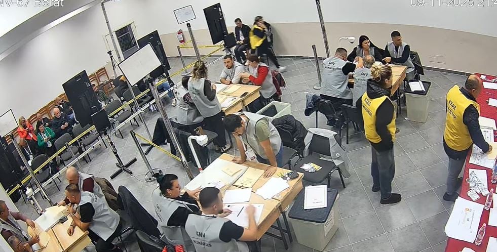 Numërohen 93 nga 116 kuti në Berat, kandidati i PS kryeson me mbi 8 mijë vota diferencë