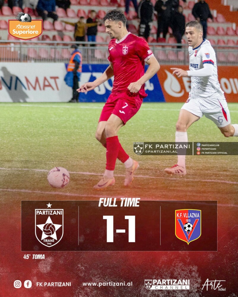 Partizani bën “paqe” me Vllazninë, shkodranët rimarrin kreun e renditjes