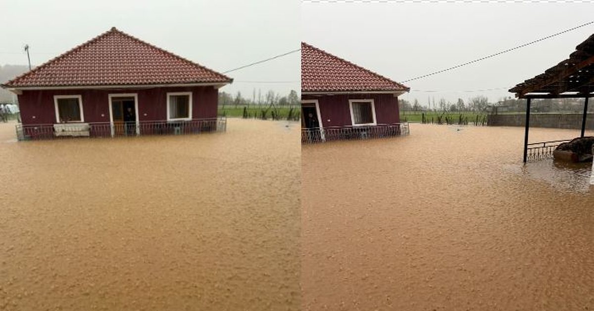 Përmbytje në Mat/ Banesa iu mbush me ujë, evakuohet një familja me shtatë anëtarë