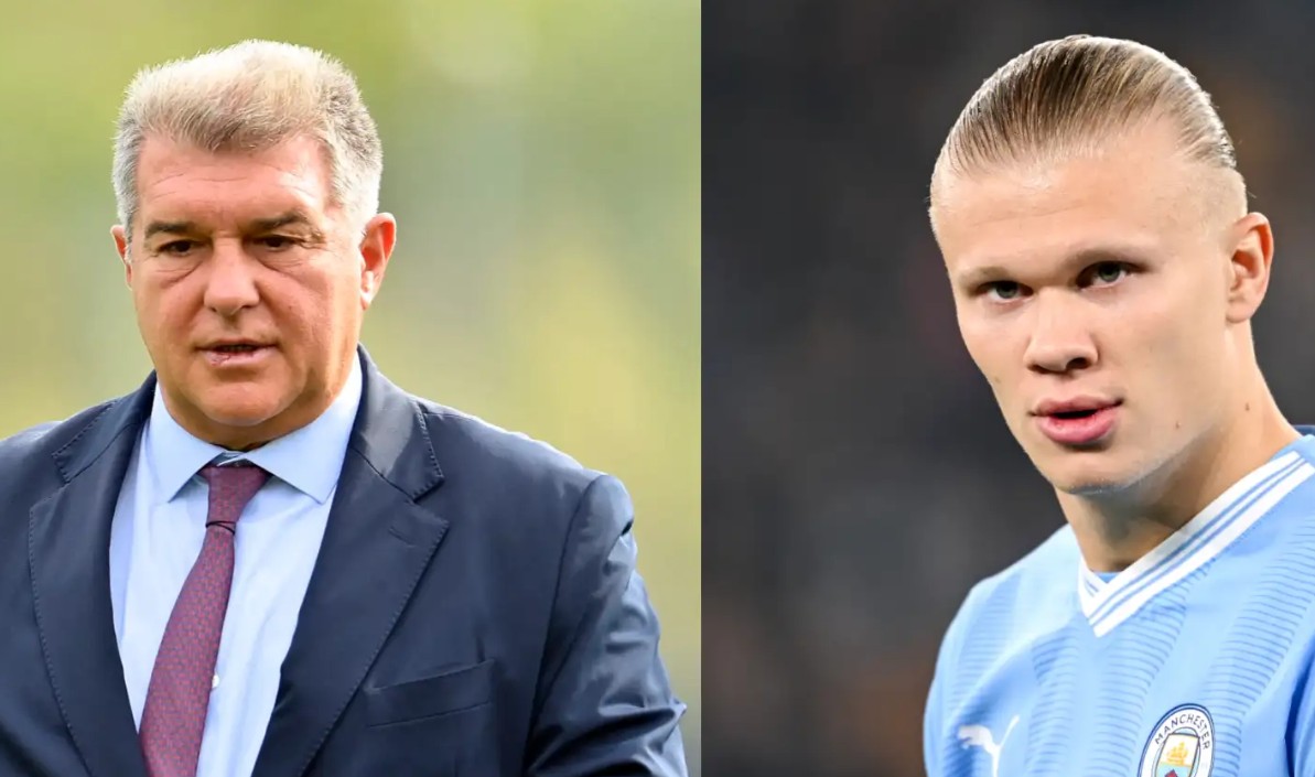 Plani i Laportës për të sjellë Haaland te Barcelona. Në marrëveshje do përfshihet edhe “fiksimi” i Guardiolës