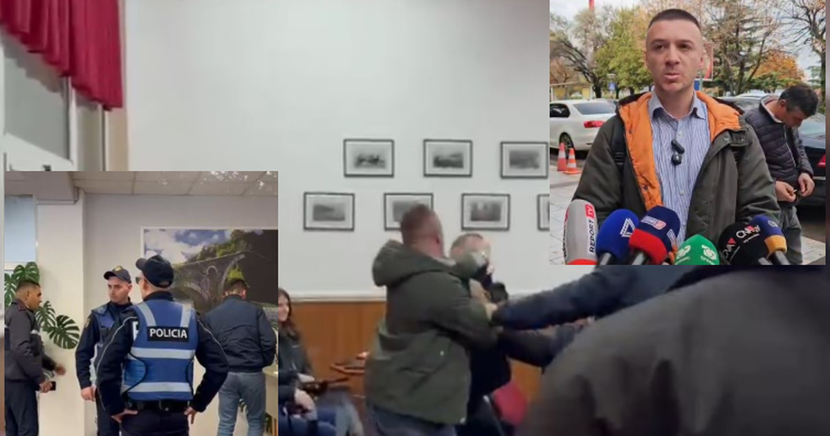 Plas sherri në Këshillin Bashkiak të Pogradecit, qytetari: Këshilltari na kërcënoi…Shoqërohen në polici (VIDEO)