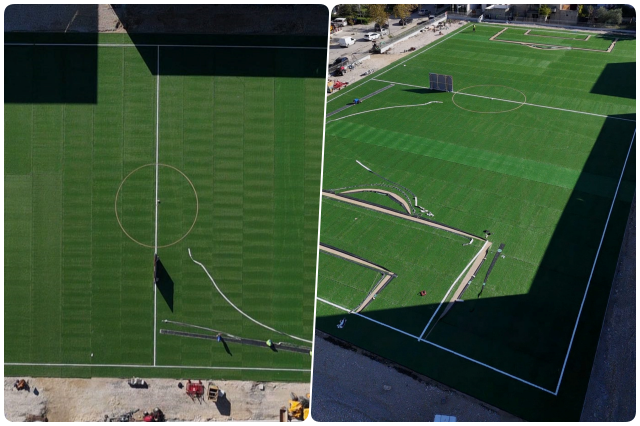 Punimet për fushën e re të futbollit pranë shkollës sportive në Durrës, Rama: Ritmi i kënaqshëm, ky investim i rëndësishëm