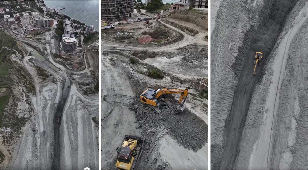 Rama tregon punën nga “kantieri i transformimit të infrastrukturës rrugore të unazës së Durrësit”