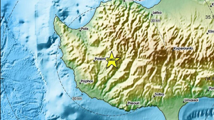 Shkundet Qiproja. Ja sa ishte magnituda, epiqendra në…