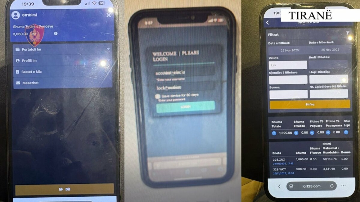 “Strike Bet”/ Goditet një rast i aktivitetit të lojërave të fatit, arrestohet pronari i lokalit dhe kamerieri