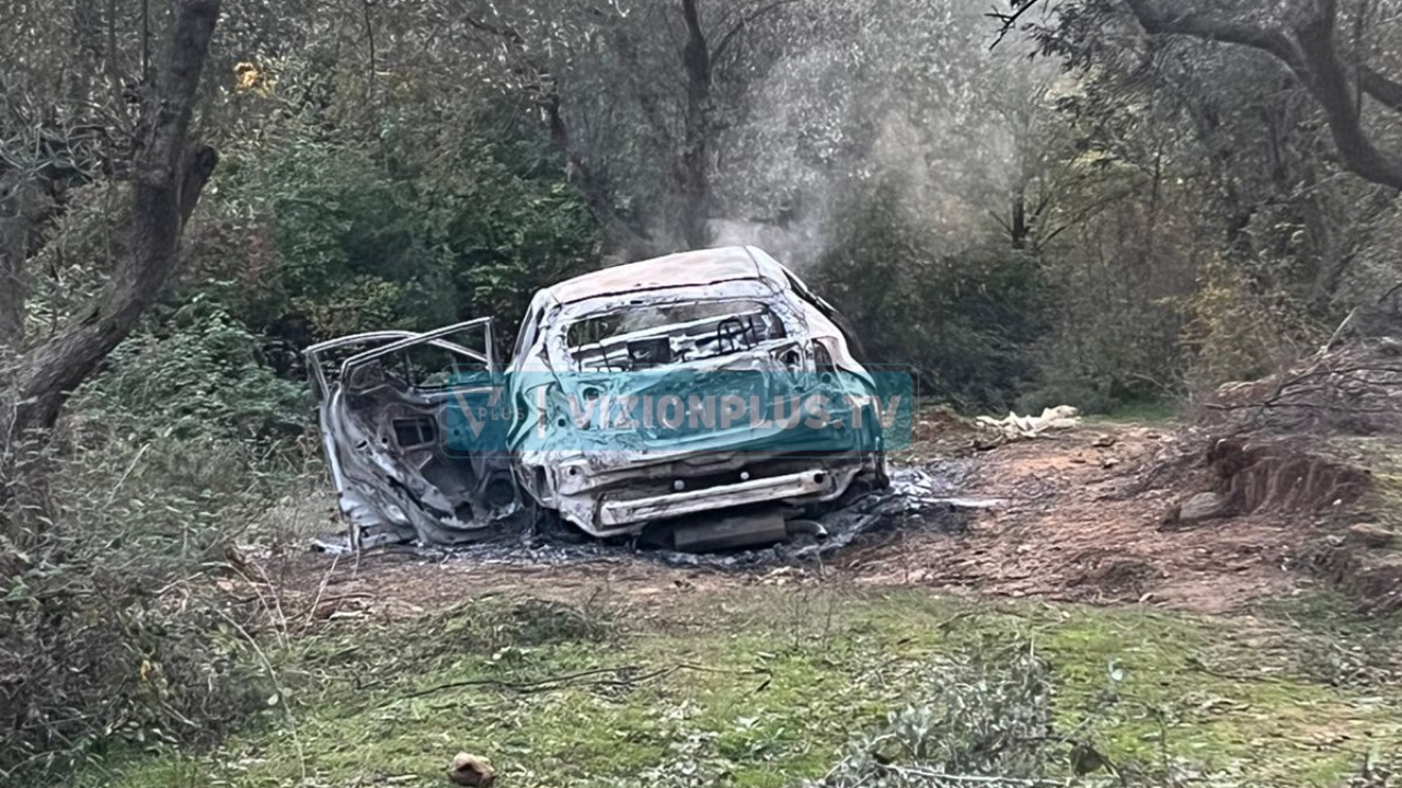U përdor nga autorët për të eliminuar krahun e djathtë të Shullazit, fotoja e makinës së djegur në Krujë