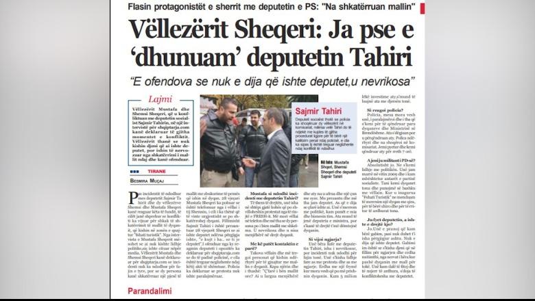 U plagos sot në atentatin e Rinasit, Muçi Shaljani 14 vite më parë përplasej me Sajmir Tahirin: E kujt i ha…se je deputet