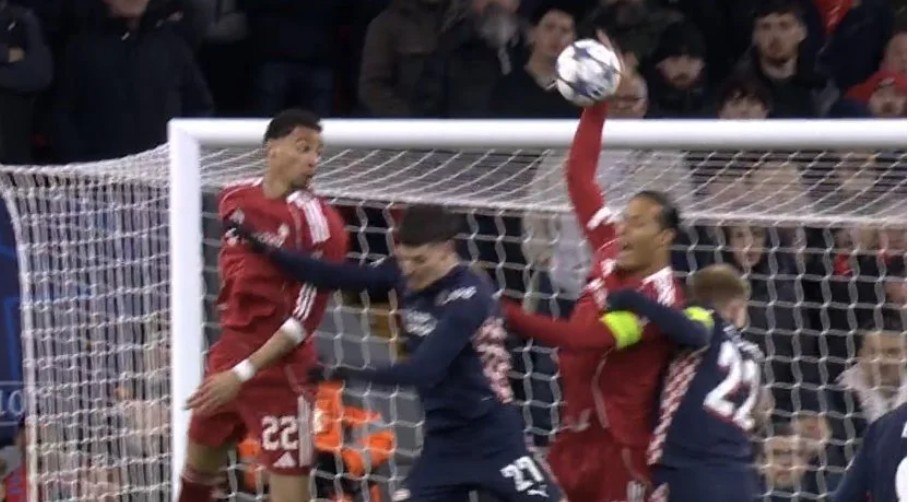 Van Dijk luan volejboll, Perisic hesht “Anfield” por Szoboszlai rikthen barazpeshën. Real Madrid e nis keq në Pire (video)