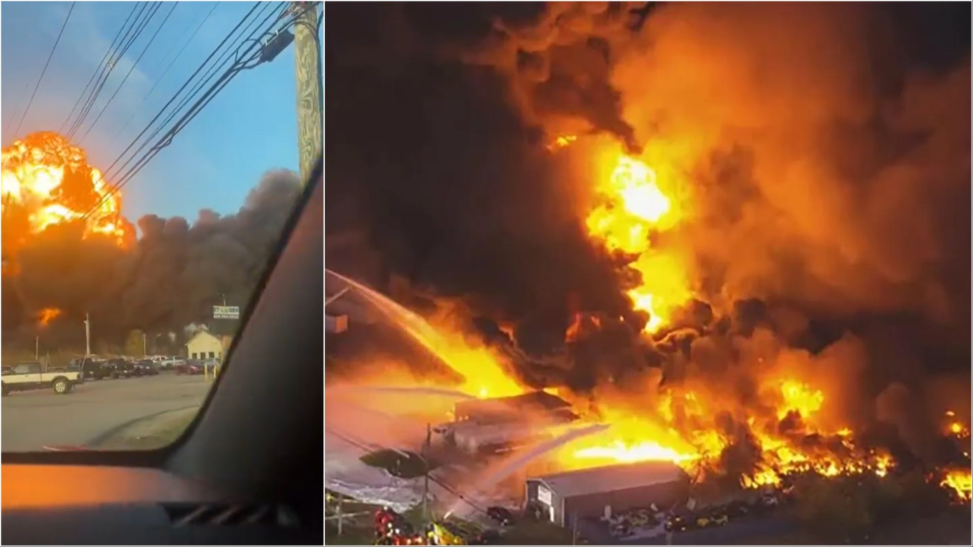 Video/ Aksidenti tragjik ajror në Kentucky, publikohen pamjet kur avioni rrëzohet dhe përfshihet nga flakët, shkon në 7 numri i viktimave