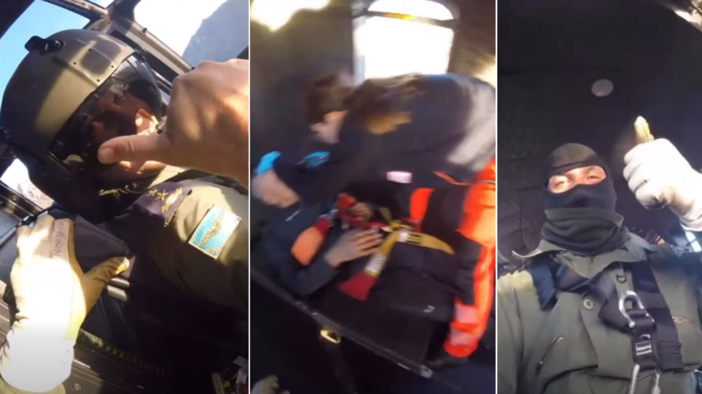 VIDEO / E pickoi gjarpri, forca ajrore shqiptare shpëton qytetarin nga Kosova