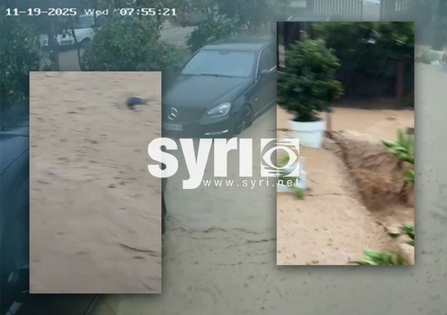 VIDEO – Kaos në Delvinë/ Uji vërshon në banesa, rrjedha merr para ç’të gjejë…