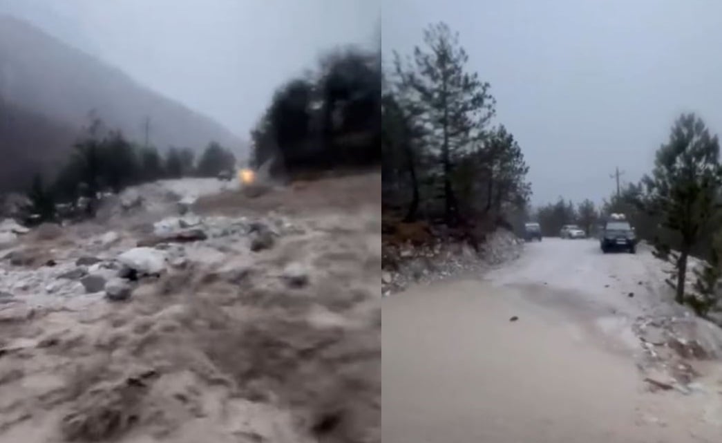 VIDEO/ Moti i keq përfshin Shkodrën, bllokohen 5 automjete në aksin rrugor Breg Lumi-Theth