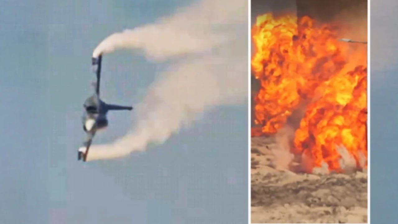 Video/ Rrëzimi i avionit luftarak në Panairin Ajror të Dubait, momenti fatal kur humbi jetën piloti