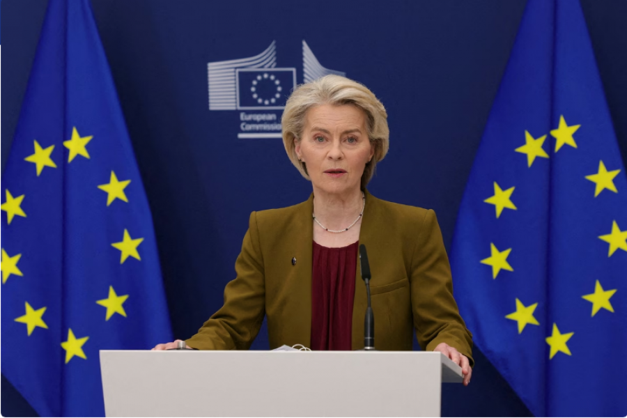 Von der Leyen: BE-ja qëndron pranë Ukrainës, ajo nuk do ta përballojë dimrin e vetme