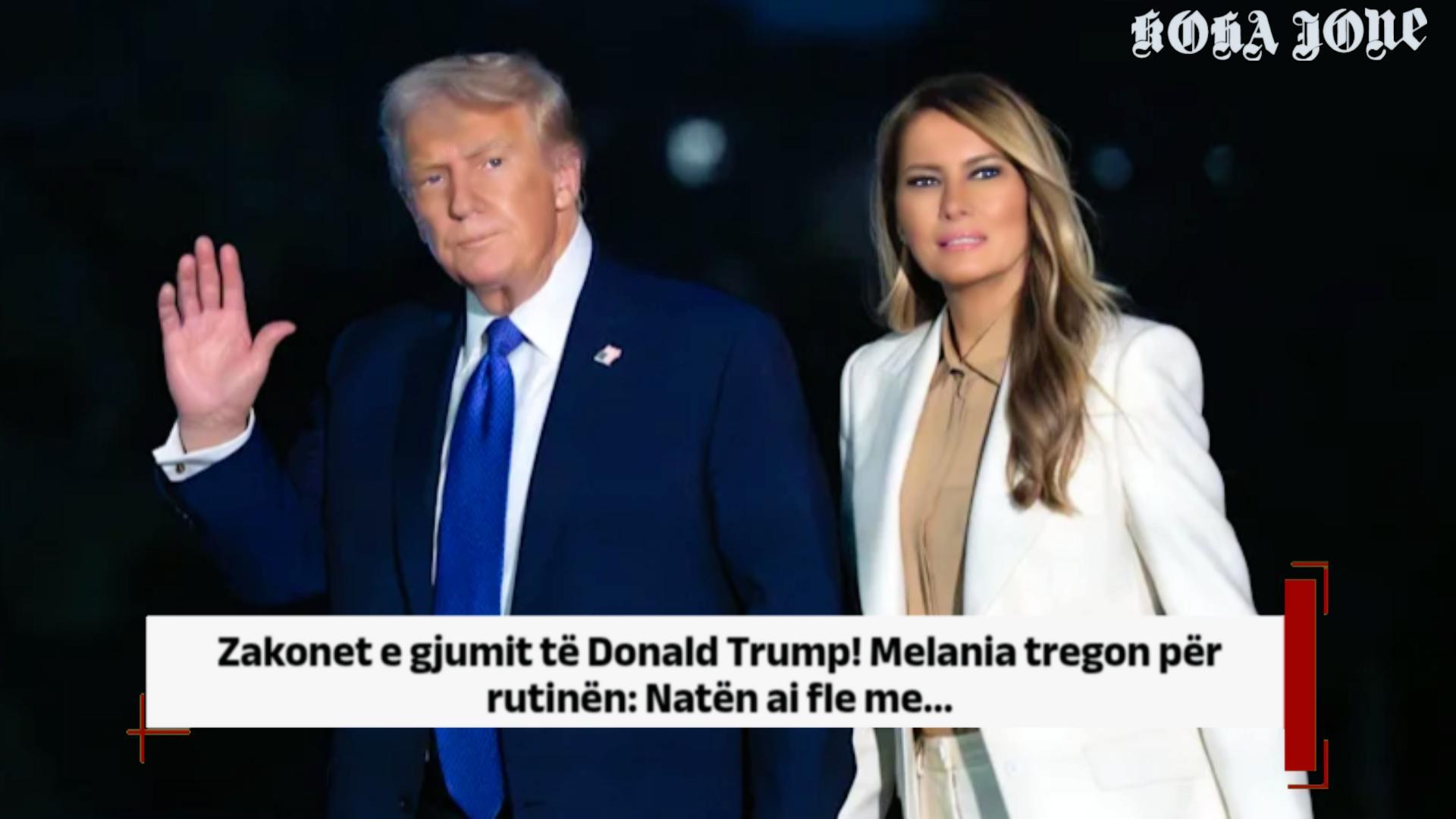 Zakonet e gjumit të Donald Trump! Melania tregon për rutinën: Natën ai fle me…