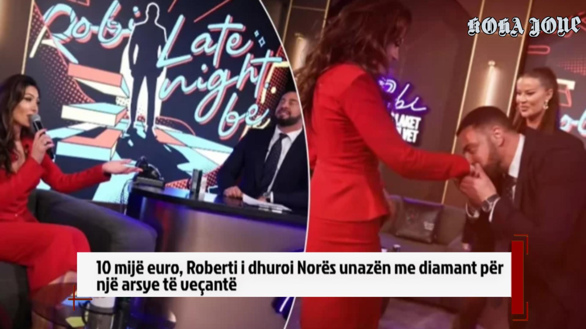 10 mijë euro, Roberti i dhuroi Norës unazën me diamant për një arsye të veçantë
