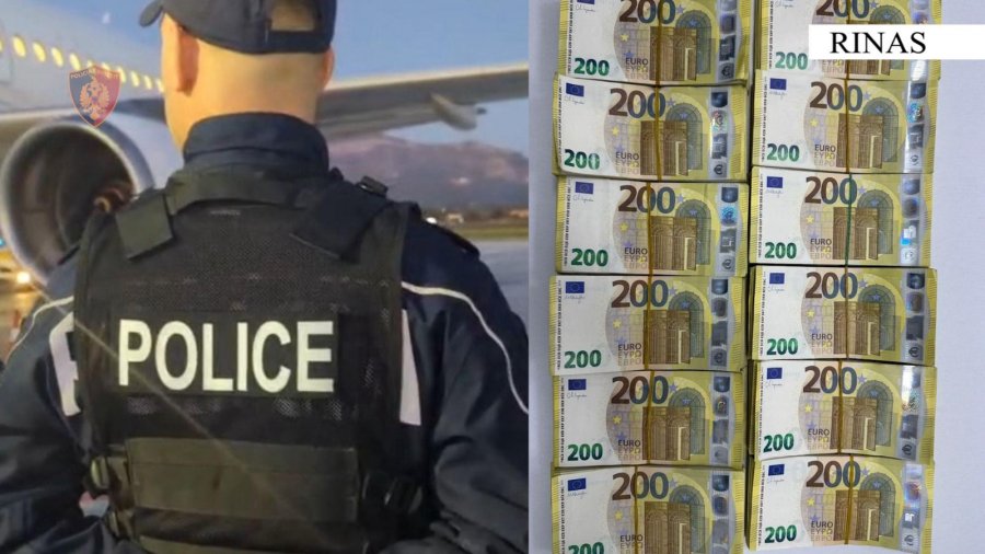 36 vjeçari nga Fushë Kruja po hynte në Rinas me 240 mijë euro të padeklaruara