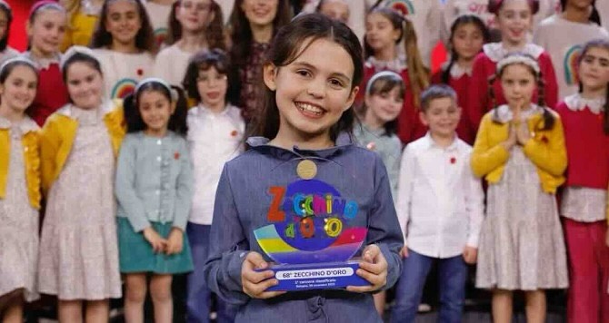 9-vjeçarja me origjinë shqiptare triumfon në Festivalin e Zecchino D’Oro