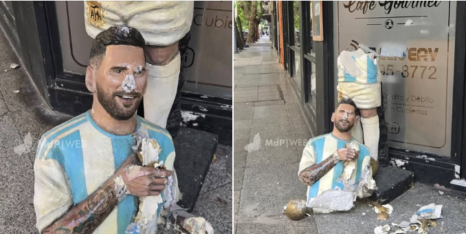 Akt tronditës për argjentinasit, vandalizohet statuja e Messit në Buenos Aires