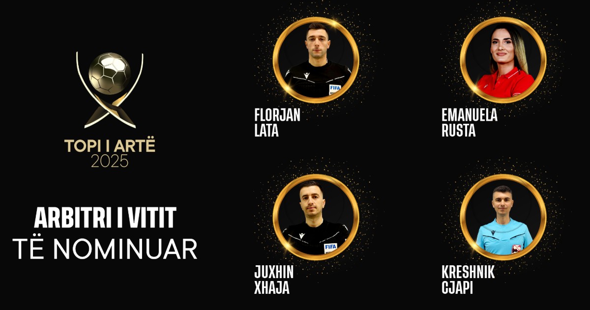 “Arbitri i Vitit” në Shqipëri, zbulohen 4 të nominuarit