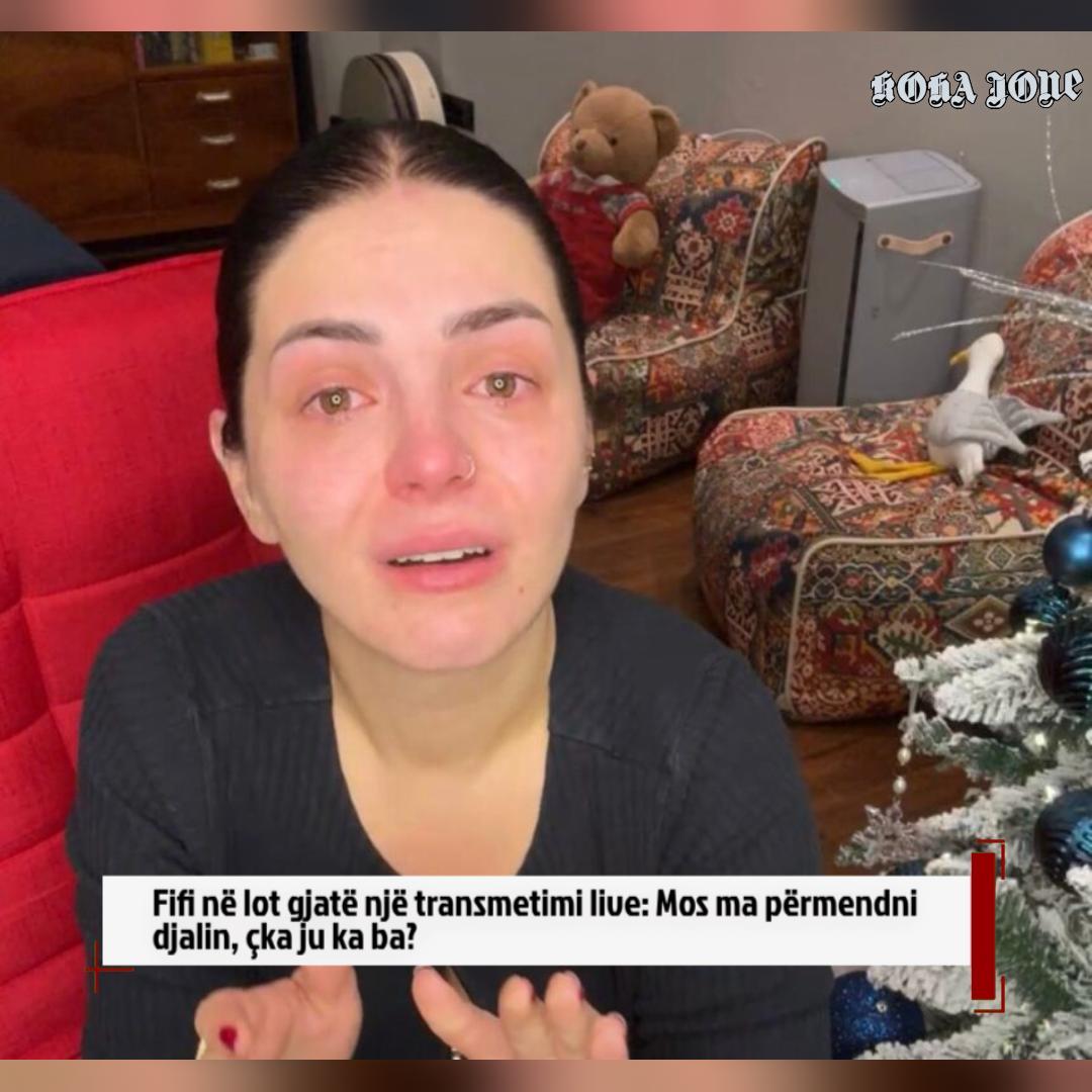 Fifi në lot gjatë një transmetimi live: Mos ma përmendni djalin, çka ju ka ba?