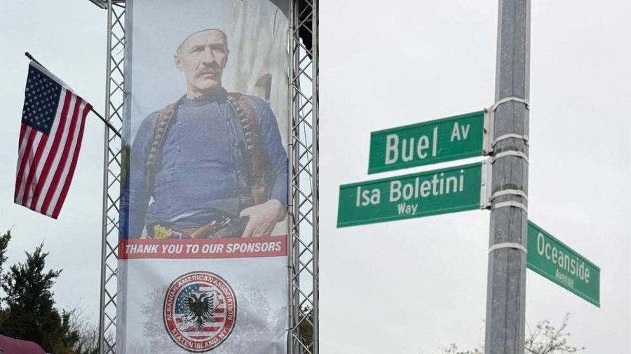 FOTOLAJM / Rruga në Nju-Jork merr emrin “Isa Boletini” me rastin e 113-vjetorit të Pavarësisë