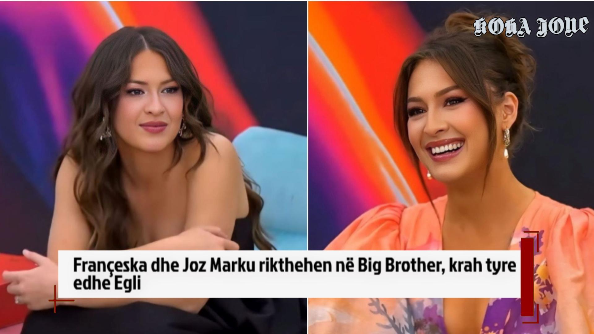 Françeska dhe Joz Marku rikthehen në Big Brother, krah tyre edhe Egli