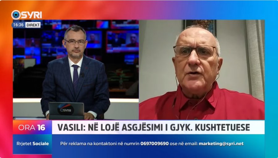 ‘Gjykata Kushtetuese para vetë-asgjësimit’/ Vasili: Po veprohet me standard të dyfishtë, kolonat e fundit të shtetit ligjor po bien njëra pas tjetrës