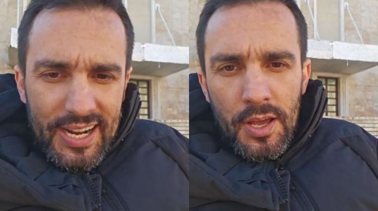 “Ju pres çdo ditë”/ Qëndroi 12 orë rezistent para Kryeministrisë, Lapaj thirrje qytetarëve: Rama duhet ndalur…