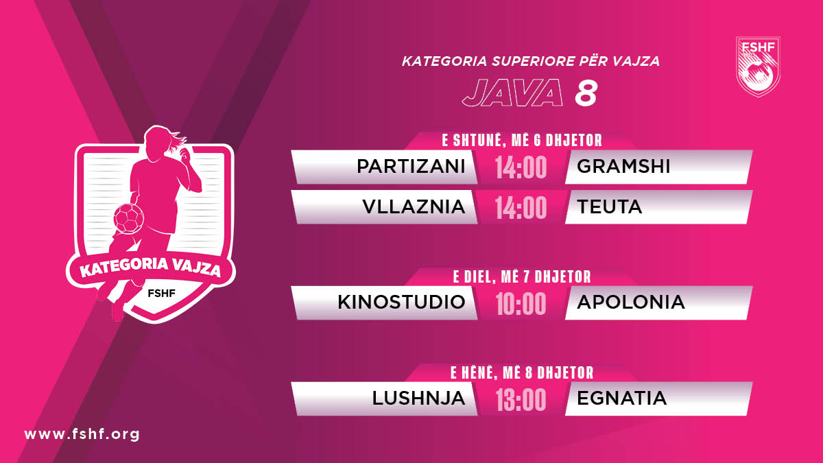 Kampionati i vajzave / Java e 8-të sjell sfida interesante. Partizani pret Gramshin, Teuta sfidon Vllazninë në transfertë