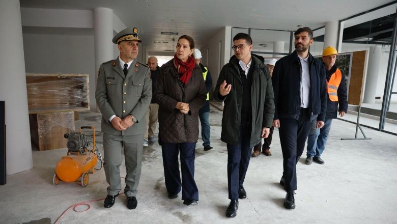 Kampusin e ri të Akademisë së Forcave Të Armatosura, Vëngu dhe Kumbaro inspektojnë punimet: Investim që i shërben sigurisë kombëtare