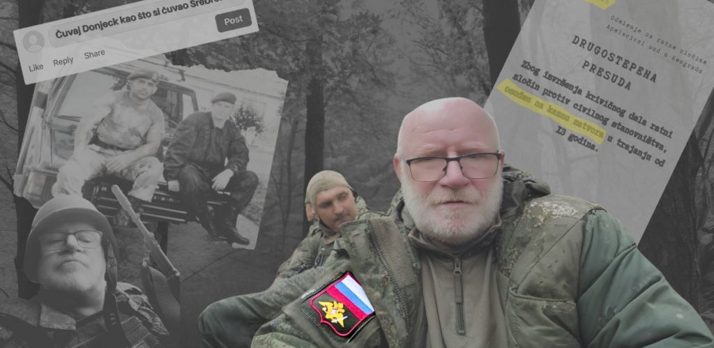 Krimineli serb i luftës në Bosnjë i shpëton dënimit, duke luftuar për Rusinë
