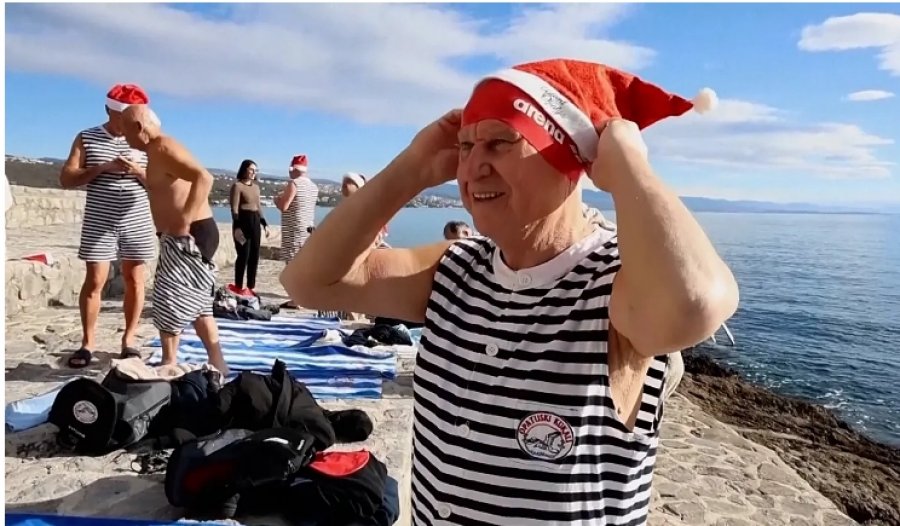 Kroatët i drejtohen zhytjeve në ujë të ftohtë për të përmirësuar shëndetin. A janë të mira notat në temperatura pothuajse të ngrira?