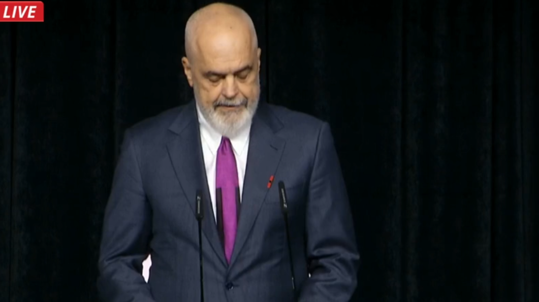 LIVE-100 vjetori i Urdhrit të Skënderbeut, flet kryeministri Rama