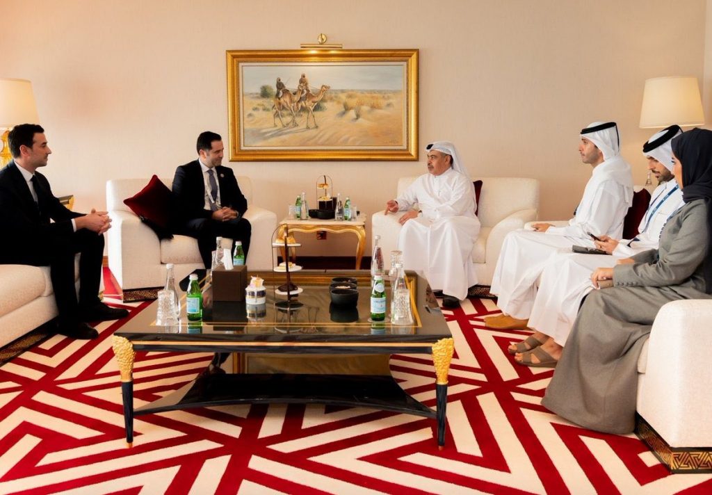 Ministri i Financave, Petrit Malaj, takim me homologun e Katarit, bashkëpunim ekonomik dhe financiar