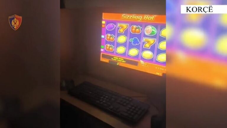 Operacion kundër lojërave të fatit në Korçë e Pogradec, në pranga 2 administratorë lokalesh, procedohen 6 persona të tjerë