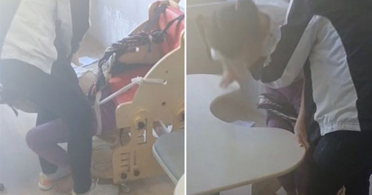 Pamje tronditëse nga Turqia, nxënësit me spektrin e autizmit shihen të lidhur me litarë në shkolla