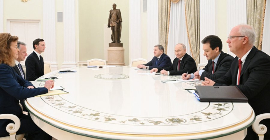 Putin-Kushner-Witkoff, takimi në Kremlin kthehet në maratonë diplomatike! Ukraina dhe ‘vijat e kuqe’ në qendër të bisedimeve