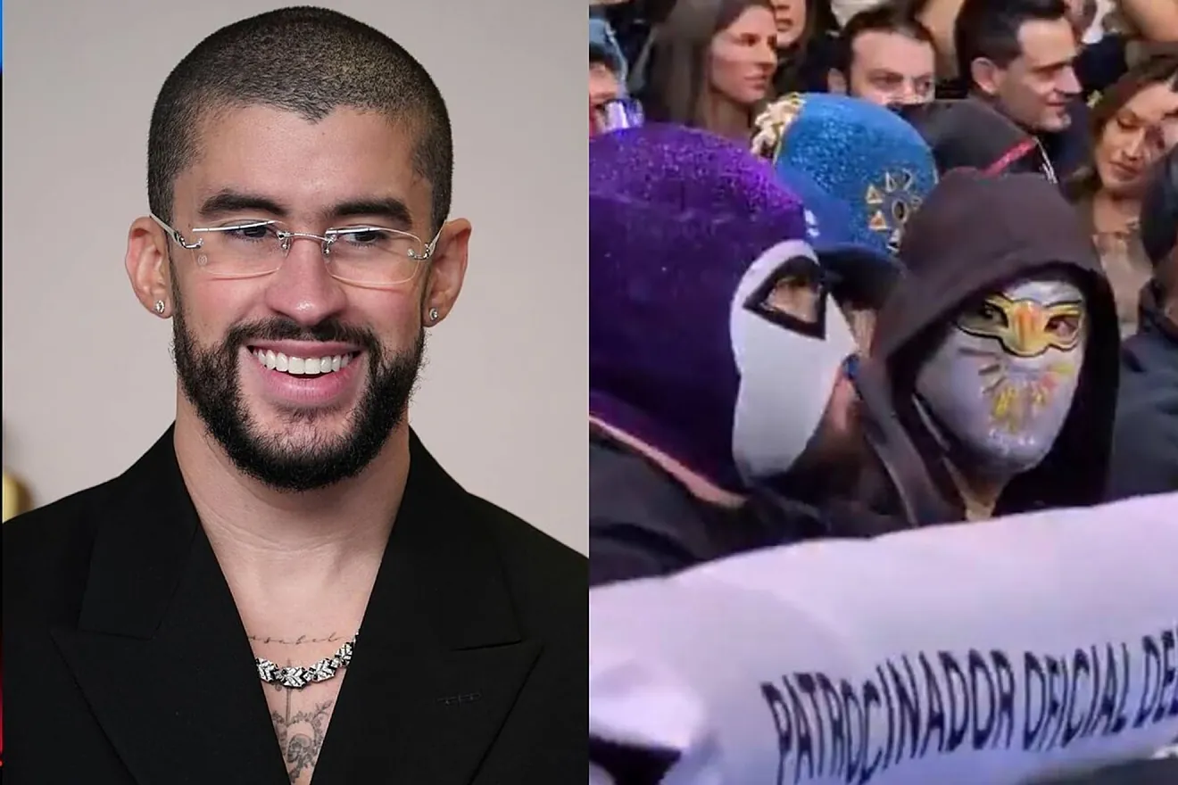 S’donte të vihej re! Bad Bunny surprizon në mundje me maskën e Misticos