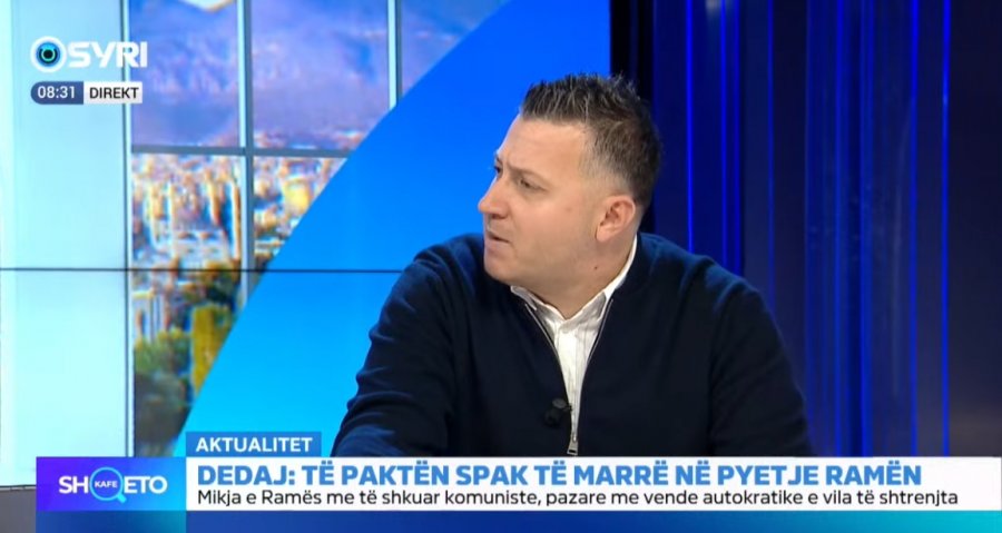 ‘S’ka qeverisje më kriminale se ajo e Ramës’/ Dedaj: Ata që mbrojnë SPAK, një çetë pazarxhinjsh!