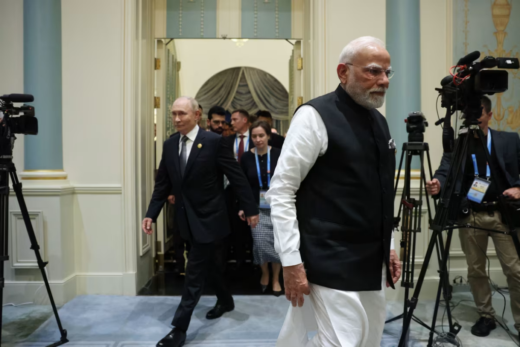 Thikë me dy presa! India mes SHBA-vë dhe Rusisë, çfarë do të sjellë takimi Putin-Modi