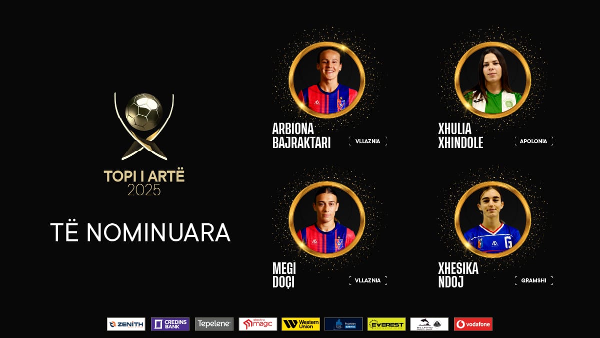 “Topi i Artë 2025” për femra, ja 4 të nomunuarat kryesore