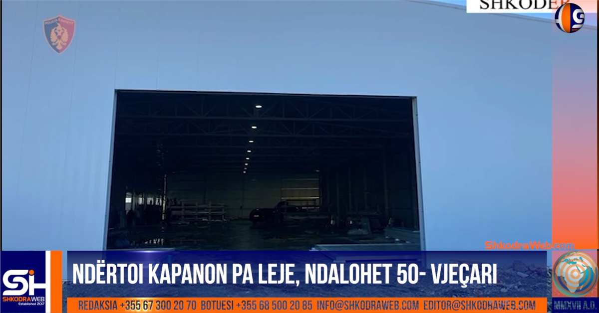 VIDEO – Ndërtoi pa leje një kapanon për qëllime fitimi, policia ndalon 50- vjeçarin nga Shkodra…