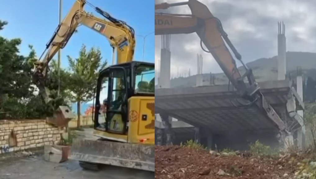 “Vijojmë …”, Rama poston një tjetër video nga aksioni i prishjes së ndërtimeve pa leje