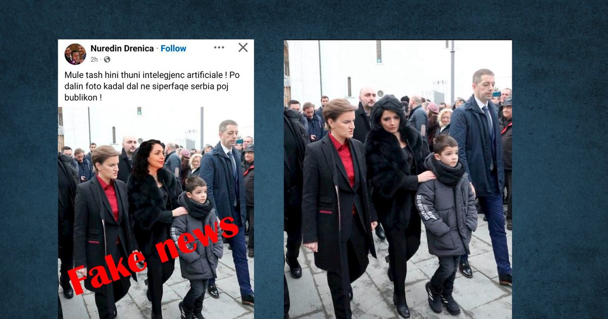 Vjosa Osmani në krahë të Ana Brnabic/ Presidenca e Kosovës: Është krijuar përmes Inteligjencës Artificiale