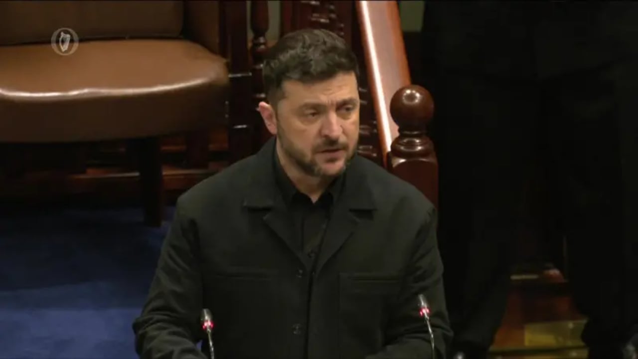 Zelensky krenohet përpara parlamentit irlandez: Ne kemi bashkuar shumicën e botës
