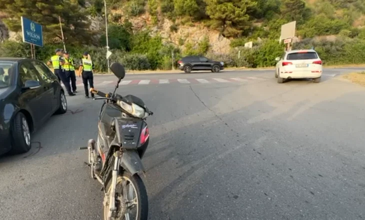 Aksident në aksin Lezhë-Shëngjin/ Makina përplaset me motoçikletën, dy të plagosur